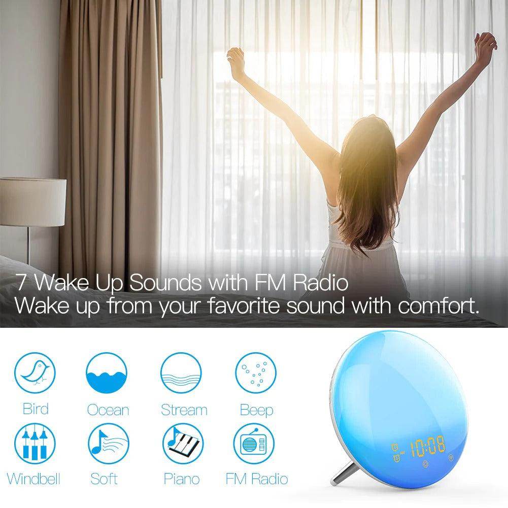 Wake Up Sunrise Simulation Alarm Clock - SmartPursue™